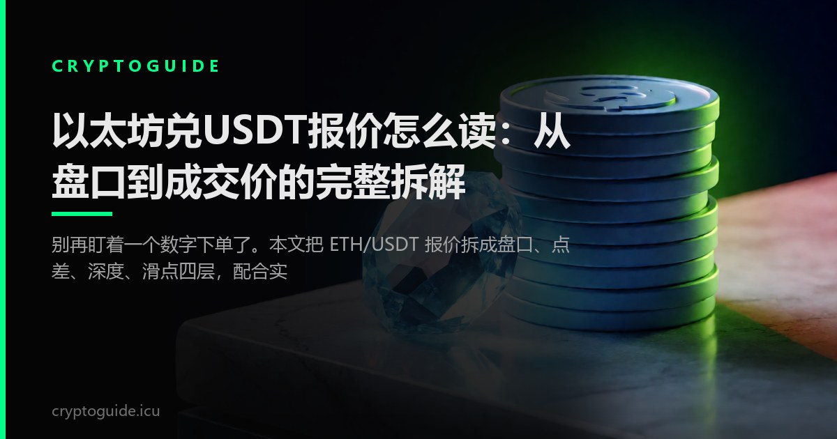 以太坊兑USDT报价怎么读：从盘口到成交价的完整拆解